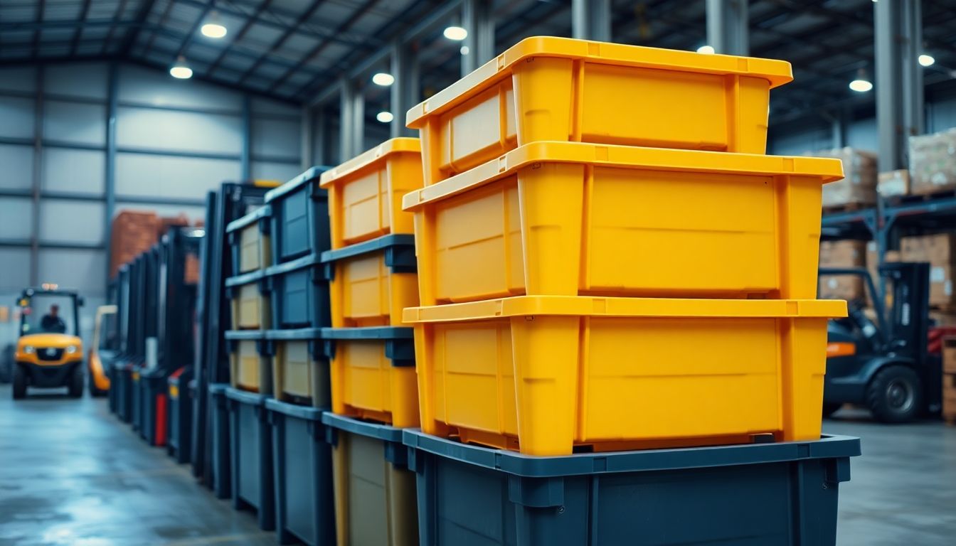 Tipos de Contenedores de Plástico Corrugado